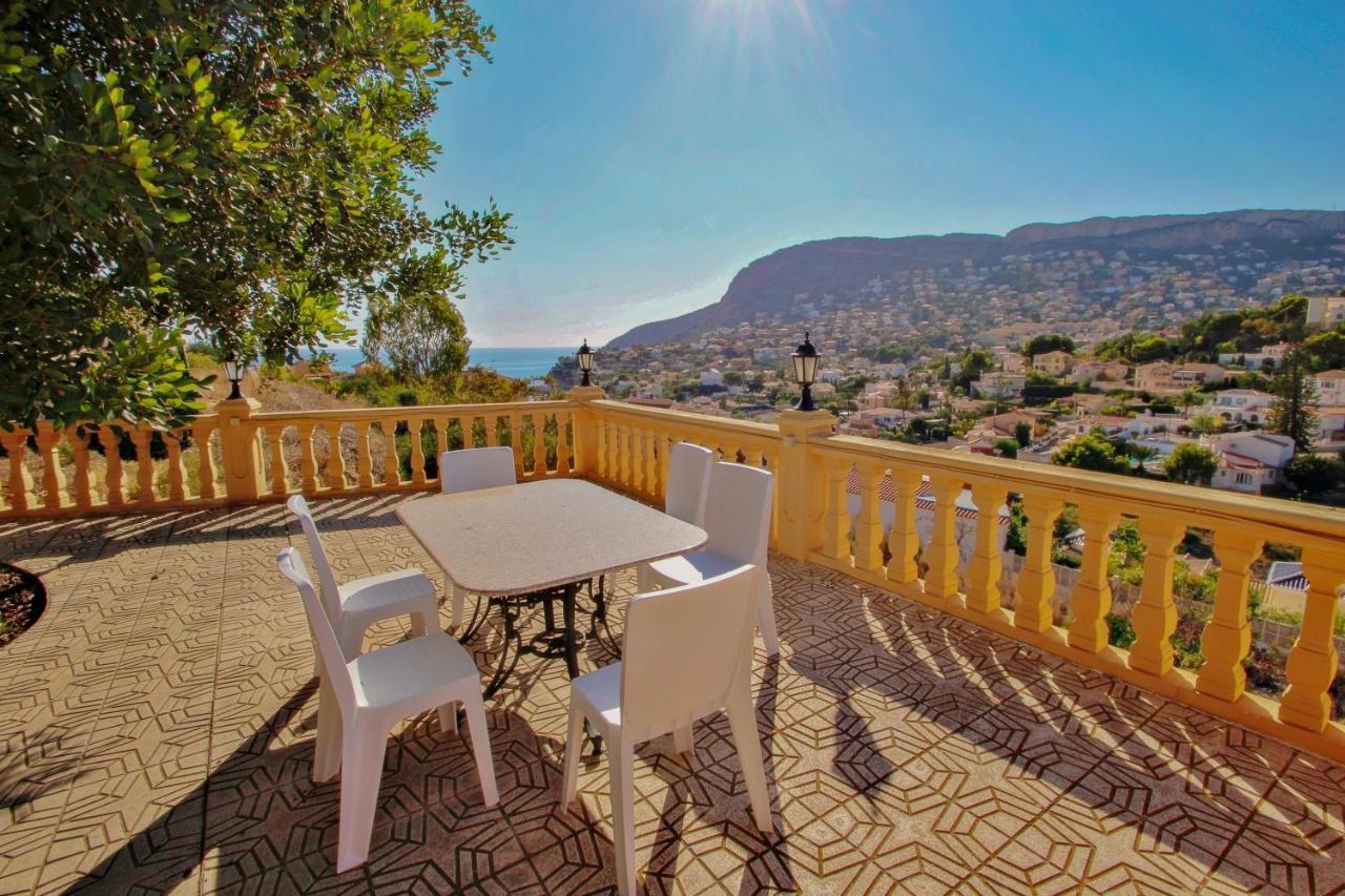 Tosal Julia - Sea View Villa With Private Pool In Кальпе Екстер'єр фото